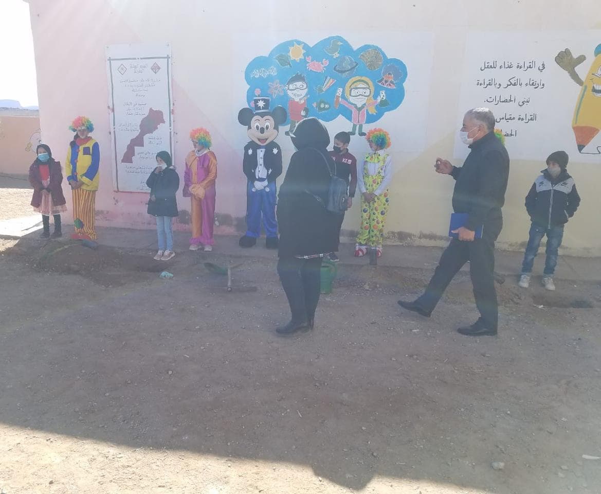 المشاركة في احتفالات الأسبوع الوطني للتعاون المدرسي ب م.م. تزلميمت